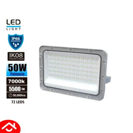 REFLECTOR SLIM LED 50W LUZ FRIA