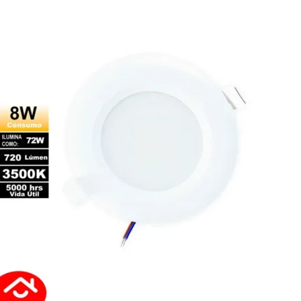 Spotlight Luz Calida 8w LED